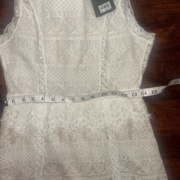 NWT ALLSAINTS Malia Lace Dress Embroidered Ivory All Saints Small Size 4 - Picture 10 of 16